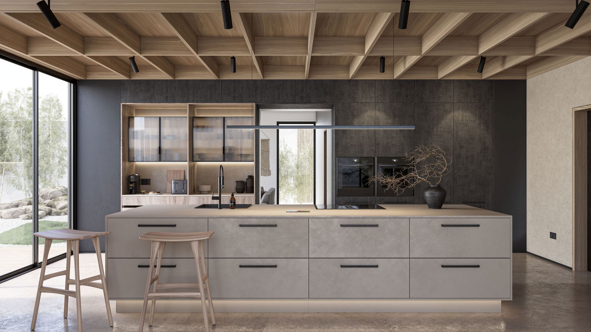 Modern German kitchen design in Purley